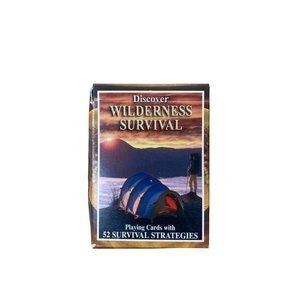 New Wilderness Survival playing cards deck
